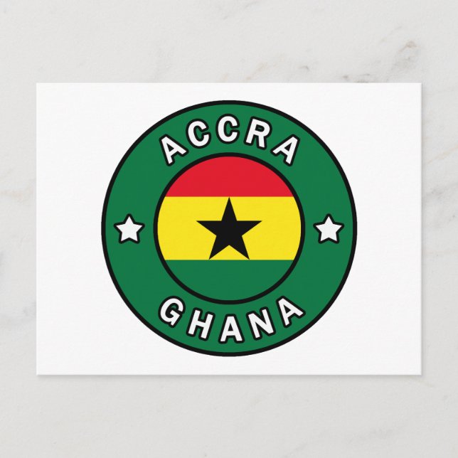 Postal Accra Ghana (Anverso)