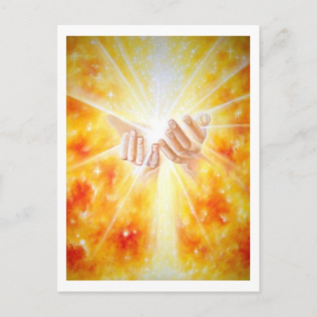 Postal Accueillir la Lumière (Anverso)