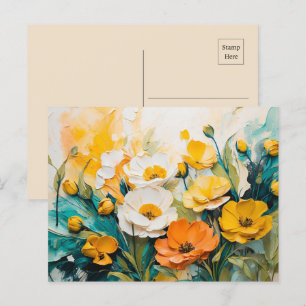 Postal Aceite de Aceite Vibrante Springtime