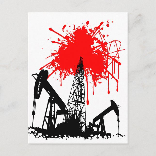 Postal Aceite de sangre (Anverso)