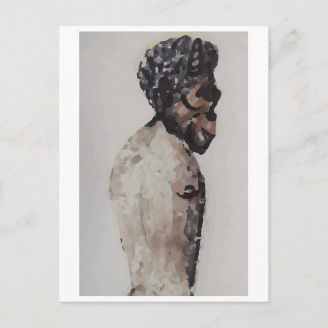 Postal Aceite de Satyr/Houseman RS p (Anverso)