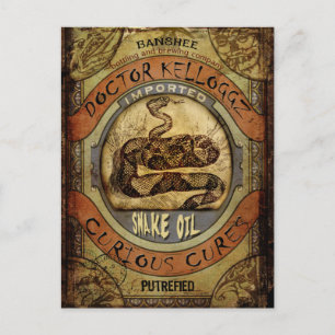 Postal Aceite de serpiente