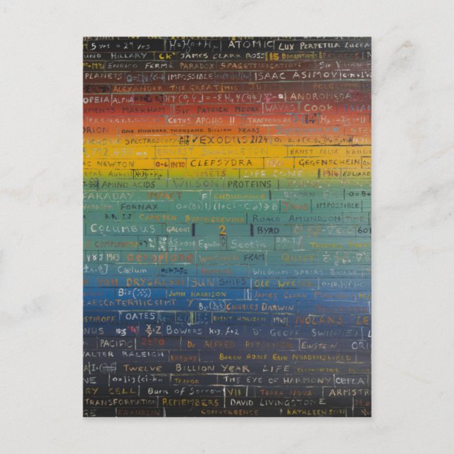 Postal Aceite del enlace 2014 de Sun en lona (Anverso)