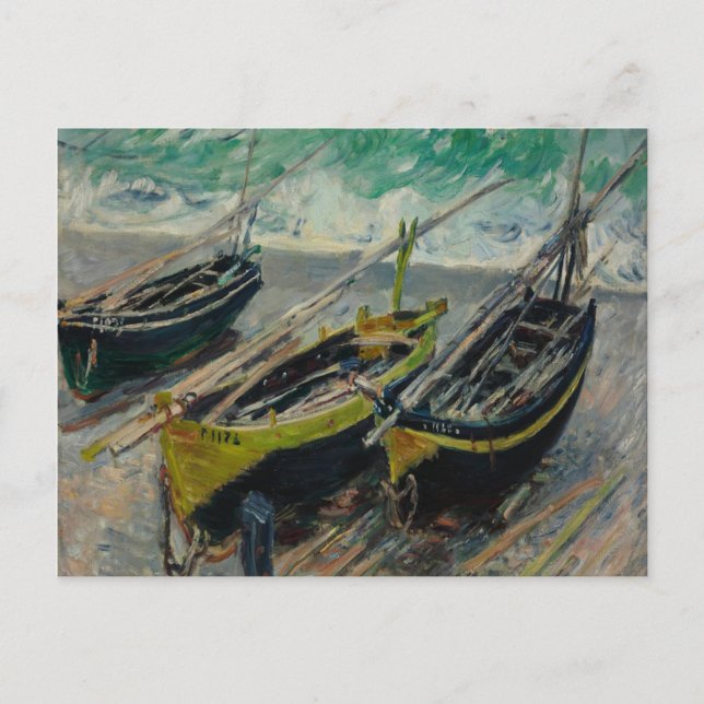 Postal Aceite Sobre Lienzo Artista Claude Monet Postcard (Anverso)