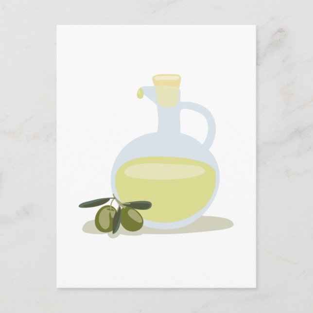 Postal Aceitunas y aceite (Anverso)