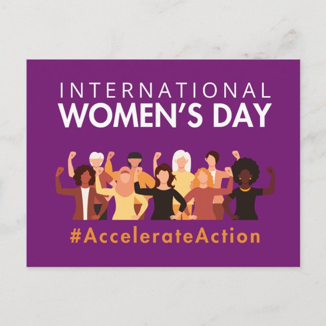 Postal Acelere el Día Internacional de la Mujer 2025 (Anverso)