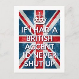 Postal Acento británico