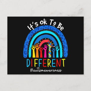 Postal Aceptación De Concienciación Sobre El Autismo Las 