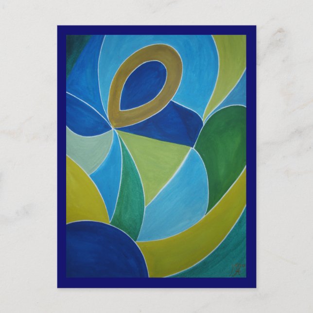 Postal Aceptación divina (Anverso)