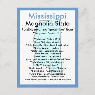 Postal Acerca de Mississippi