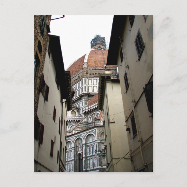 Postal Acercándose a la Basílica (Anverso)