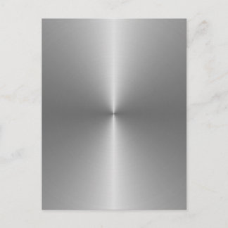 Postal acero circular amplio