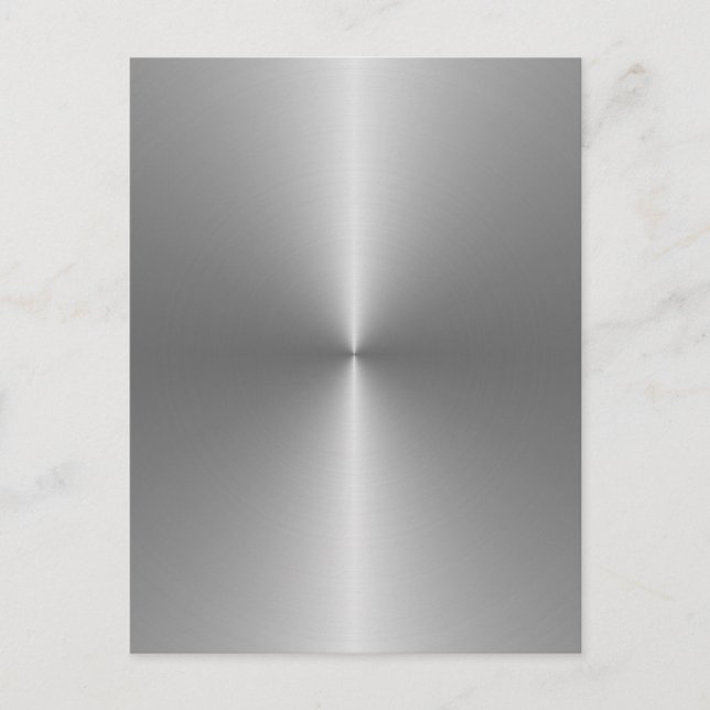 Postal acero circular amplio (Anverso)