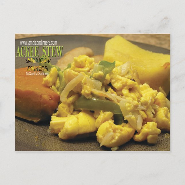 Postal Ackee Fruit Stew (Anverso)
