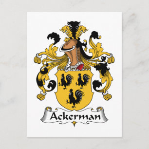 Postal Ackerman Family Crest