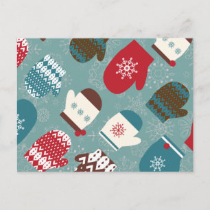 Postal acogedora del día de fiesta del navidad de