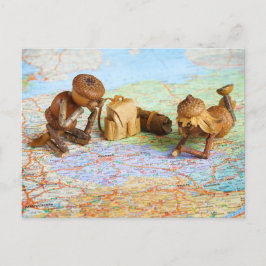 Postal Acorn elves planea un viaje