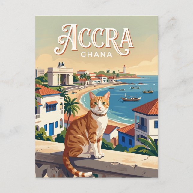Postal Acra Ghana (Anverso)