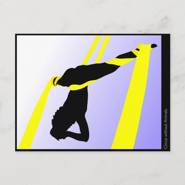 Postal Acrobat del circo contemporáneo (Anverso)