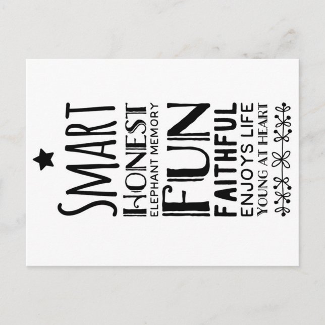 Postal Acrónimo de Sheffey con estrella (Anverso)