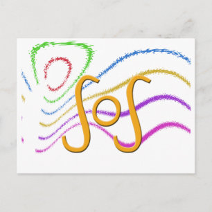 Postal Acrónimos divertidos- SOS