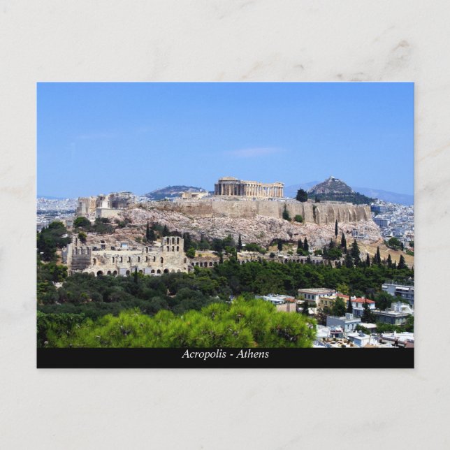 Postal Acrópolis - Atenas (Anverso)