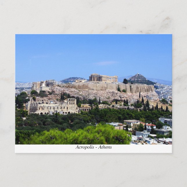 Postal Acrópolis - Atenas (Anverso)