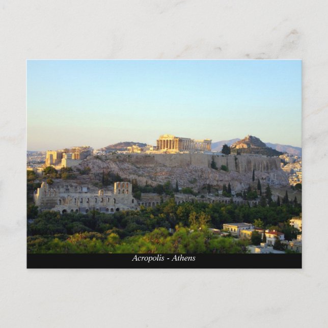 Postal Acrópolis - Atenas (Anverso)