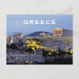 Postal Acrópolis Atenas Grecia