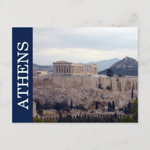 Postal acrópolis de atenas