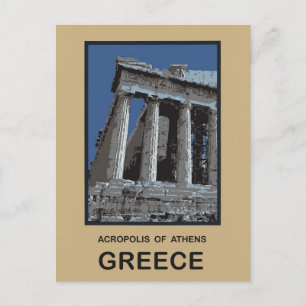 Postal Acrópolis de Atenas Grecia