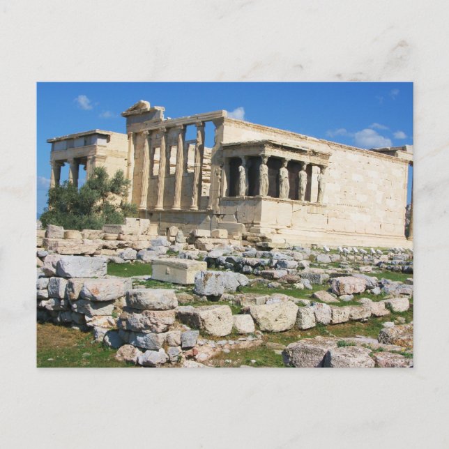 Postal Acrópolis de Erechtheum - GRECIA (Anverso)