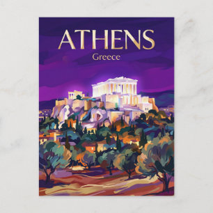 Postal Acrópolis Grecia