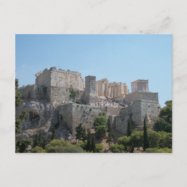 Postal Acrópolis - Una vista desde Areopagus (Anverso)