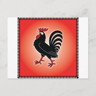 Postal Actitud de Rooster