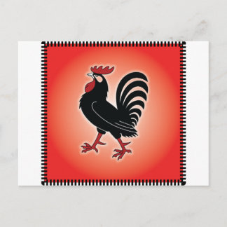 Postal Actitud de Rooster