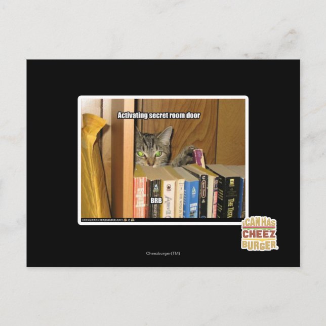 Postal Activación de la puerta de la habitación secreta (Anverso)