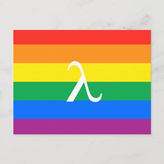Postal Activismo del Orgullo Gay (Anverso)