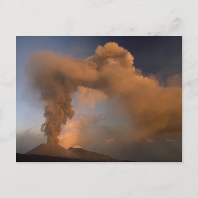 Postal Acto de la cumbre del Etna, Sicilia (Italia) (Anverso)