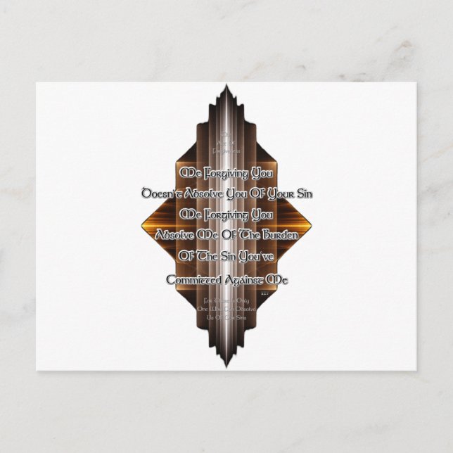 Postal Acto De Perdón (Anverso)