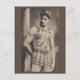 Postal Actor en traje romano 1910