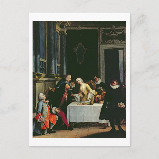 Postal Actores de historietas (Anverso)