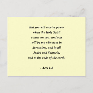 POSTAL ACTOS 1:8
