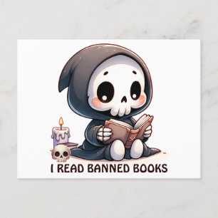 Postal Acuarela Amante de los Libros Segador