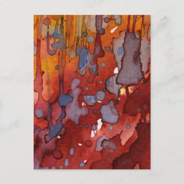 Postal acuarela de fondo 7 (Anverso)