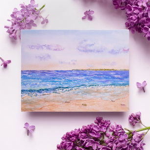 Postal Acuarela De Las Islas Caimán