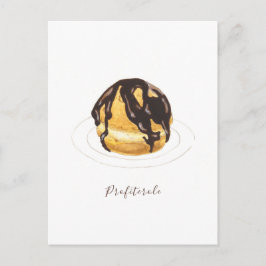 Postal acuarela de Profiterole