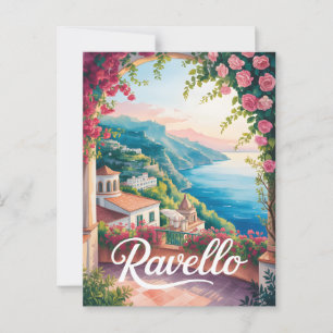 Postal acuarela de Ravello