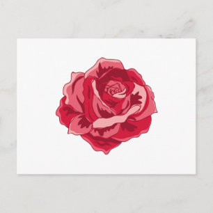 Postal Acuarela de Rosa Rosa