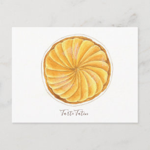 Postal acuarela de Tarte Tatin